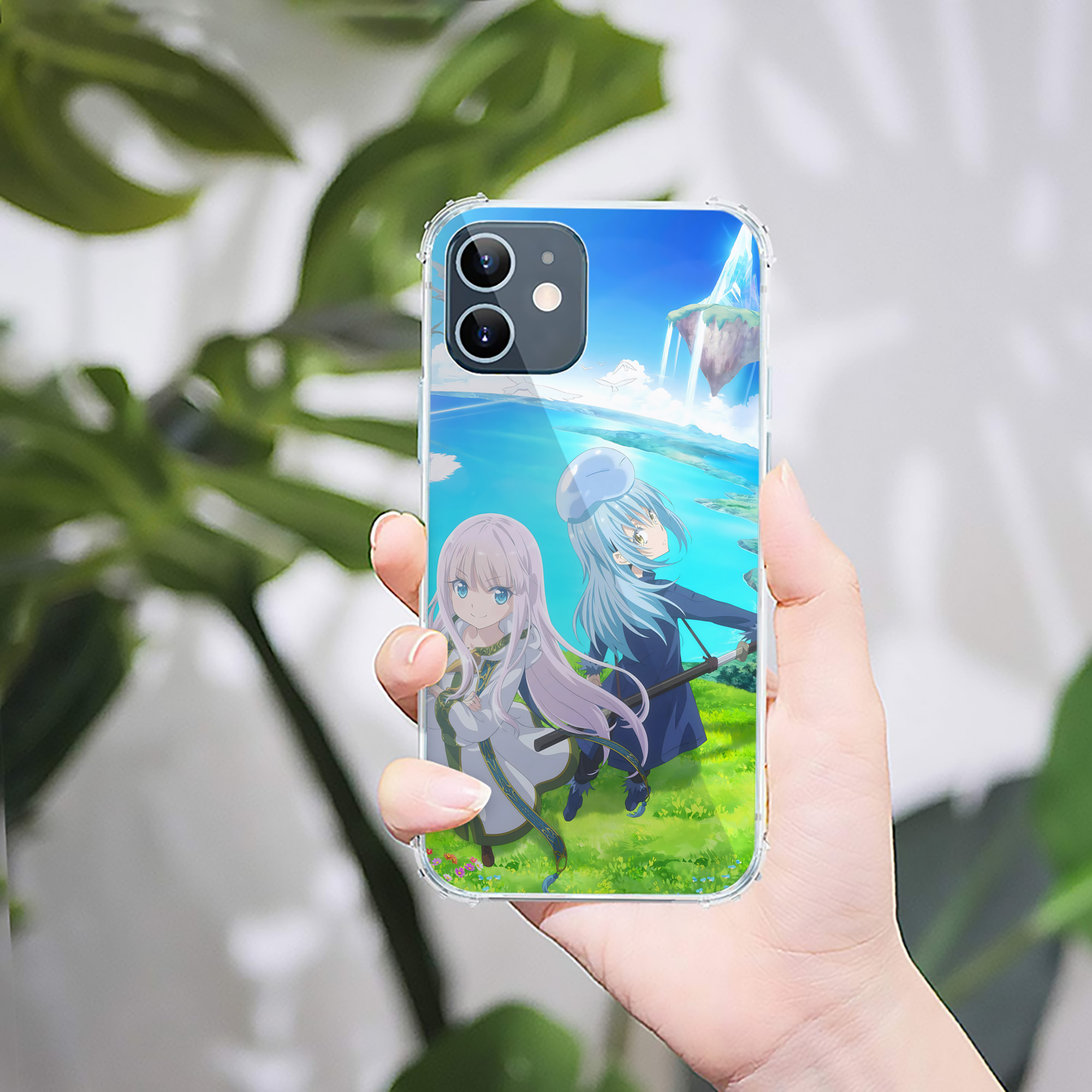 （画像用） 転スラ Regarding Reincarnated to Slime 【iPhone 12シリーズ対応】透明スマホケース（クリアソフトケース）